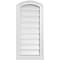 Ekena Millwork Arch Top Surface Mount PVC Gable Vent w/ 2"W x 2"P Brickmould Sill Frame, 14"W x 28"H GVPAR14X2803SN - alternate 1